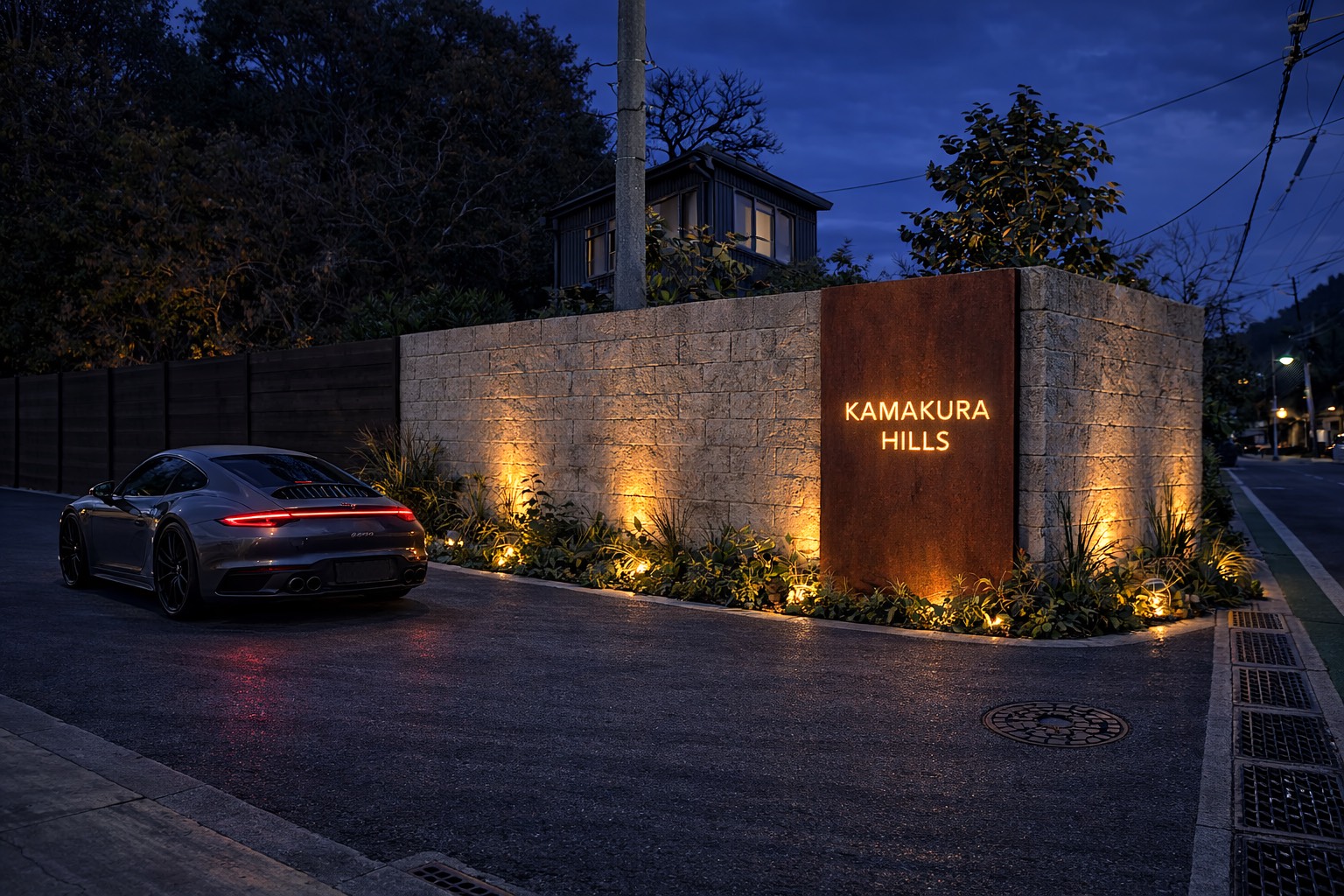 KAMAKURA HILLS エントランスゲート